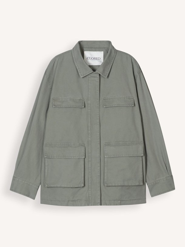 Ontdek de Organic cotton jack van Closed in de kleur groen bij Orangebag. Op werkdagen voor 21:45 besteld, morgen in huis.