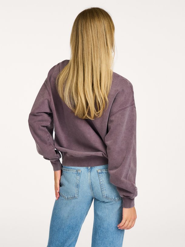 Ontdek de Organic cotton oversized sweater van Colorful Standard in de kleur Donkerpaars bij Orangebag. Op werkdagen voor 21:45 besteld, morgen in huis.