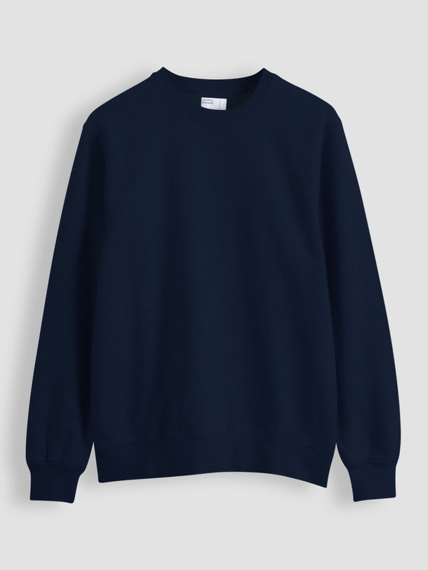 Ontdek de Unisex organic cotton oversized sweater van Colorful Standard in de kleur donkerblauw bij Orangebag. Op werkdagen voor 21:45 besteld, morgen in huis.