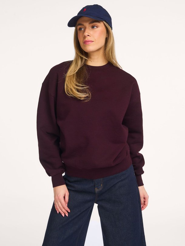 Ontdek de Organic cotton oversized sweater van Colorful Standard in de kleur Bordeauxrood bij Orangebag. Op werkdagen voor 21:45 besteld, morgen in huis.