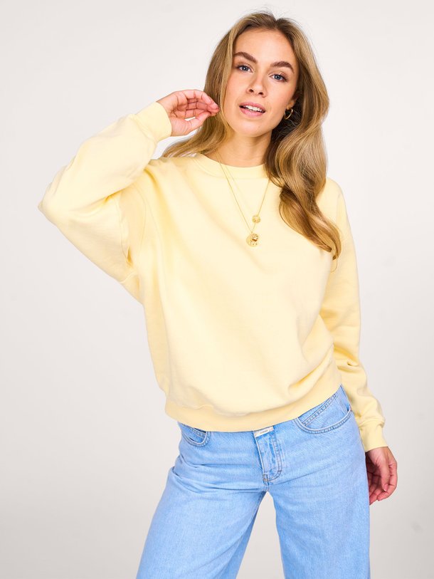 Ontdek de Organic cotton oversized sweater van Colorful Standard in de kleur lichtgeel bij Orangebag. Op werkdagen voor 21:45 besteld, morgen in huis.