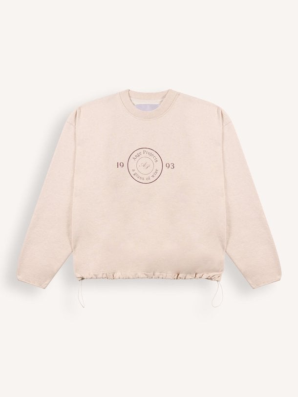 Ontdek de Katoenen sweater van Ange Projects in de kleur Zand bij Orangebag. Op werkdagen voor 21:45 besteld, morgen in huis.