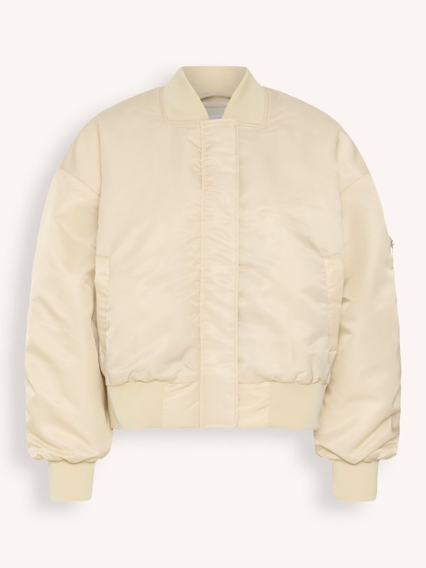 Ontdek de Helga geweven bomberjack van My Essential Wardrobe in de kleur Beige bij Orangebag. Op werkdagen voor 21:45 besteld, morgen in huis.