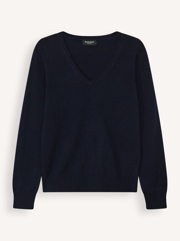 Ontdek de Organic cashmere trui van Repeat in de kleur donkerblauw bij Orangebag. Op werkdagen voor 21:45 besteld, morgen in huis.