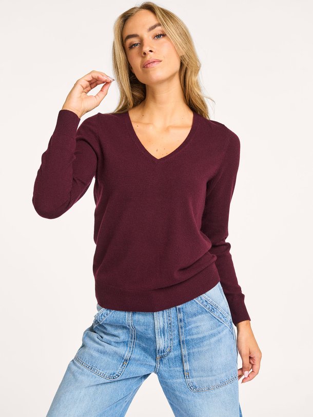 Ontdek de Organic cashmere trui van Repeat in de kleur bordeauxrood bij Orangebag. Op werkdagen voor 21:45 besteld, morgen in huis.