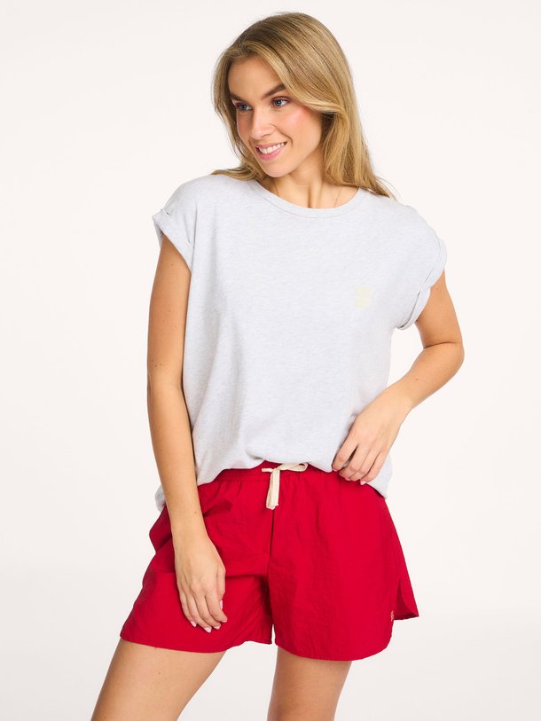 Ontdek de Tobi katoenmix gemêleerde top van By-Bar in de kleur Lichtgrijs bij Orangebag. Op werkdagen voor 21:45 besteld, morgen in huis.