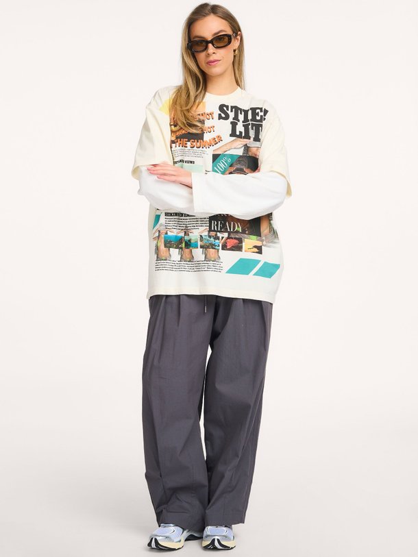 Ontdek de Maira katoenmix balloon fit broek van Stieglitz in de kleur Donkergrijs bij Orangebag. Op werkdagen voor 21:45 besteld, morgen in huis.