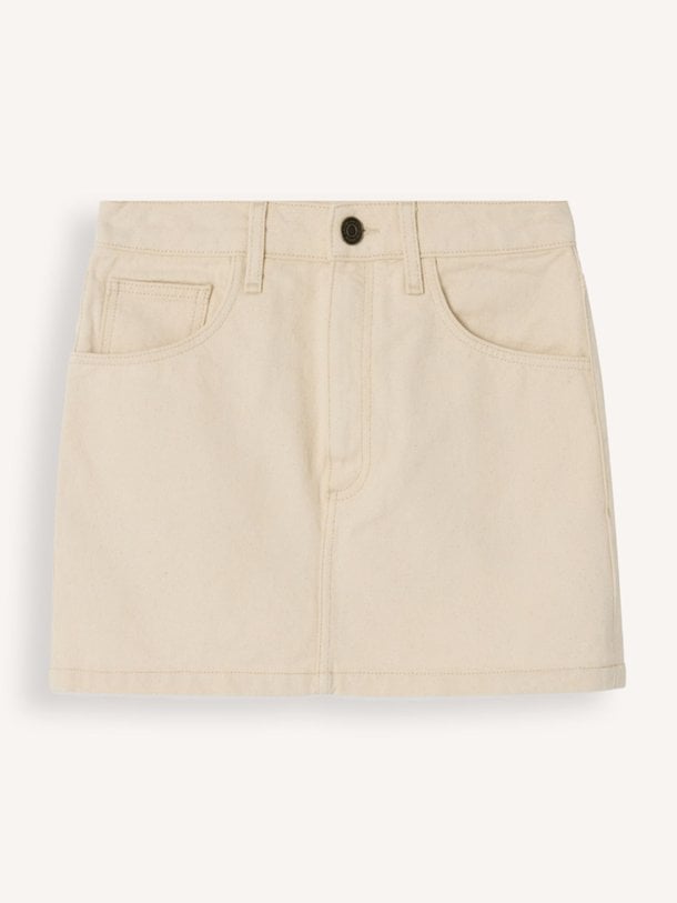 Ontdek de Snopdog denim rok van American Vintage in de kleur Ecru bij Orangebag. Op werkdagen voor 21:45 besteld, morgen in huis.