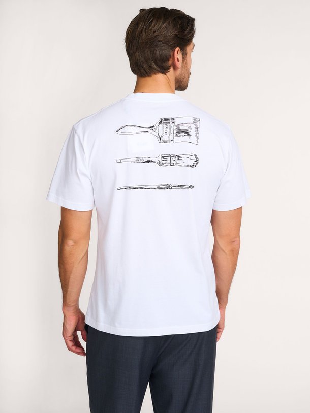 Ontdek de Organic cotton T-shirt met print van OLAF in de kleur Wit bij Orangebag. Op werkdagen voor 21:45 besteld, morgen in huis.