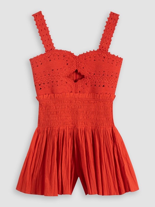 Sea New York Camila - Katoenen Jumpsuit - Rood Ontdek de Camila katoenen jumpsuit van Sea New York in de kleur rood bij Orangebag. Op werkdagen voor 21:45 besteld, morgen in huis.