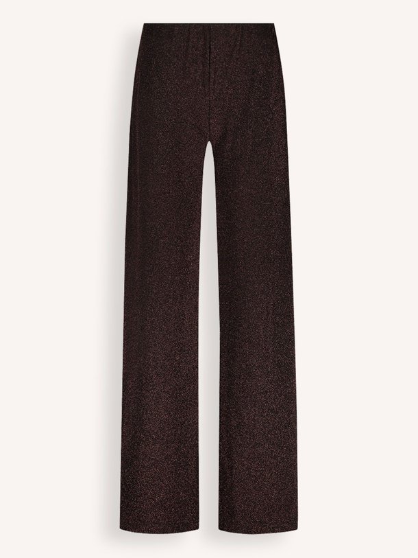 Ontdek de Lissa elastische palazzo met lurex van By-Bar in de kleur koper bij Orangebag. Op werkdagen voor 21:45 besteld, morgen in huis.