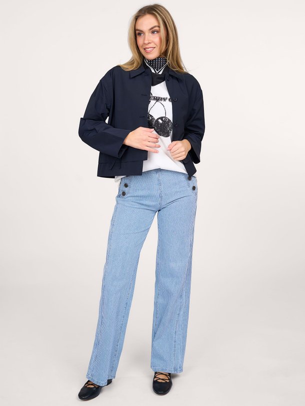 Ontdek de Zena katoenen T-shirt met print van Sofie Schnoor in de kleur wit bij Orangebag. Op werkdagen voor 21:45 besteld, morgen in huis.