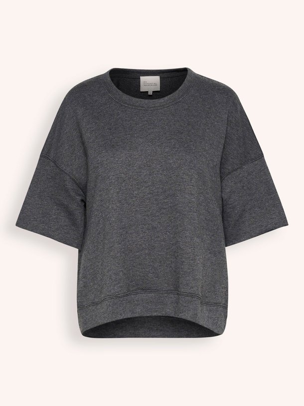 Ontdek de Texas katoenmix T-shirt van My Essential Wardrobe in de kleur donkergrijs bij Orangebag. Op werkdagen voor 21:45 besteld, morgen in huis.
