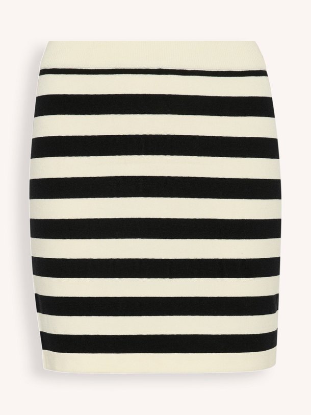 Ontdek de Alli viscosemix rok met gestreept dessin van Gestuz in de kleur zwart bij Orangebag. Op werkdagen voor 21:45 besteld, morgen in huis.