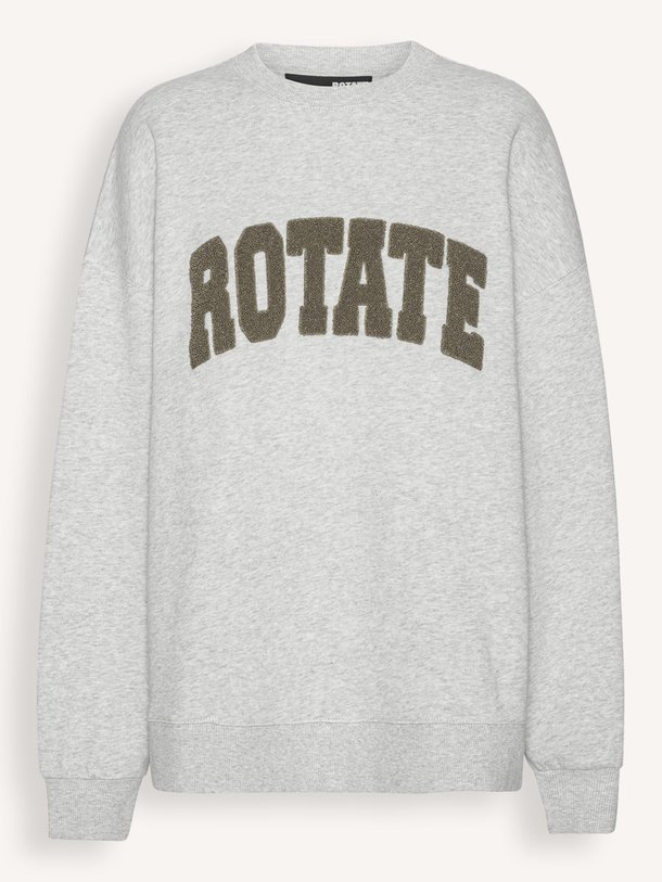 Ontdek de Iris organic cotton gemêleerde sweater van Rotate Birger Christensen in de kleur Lichtgrijs bij Orangebag. Op werkdagen voor 21:45 besteld, morgen in huis.