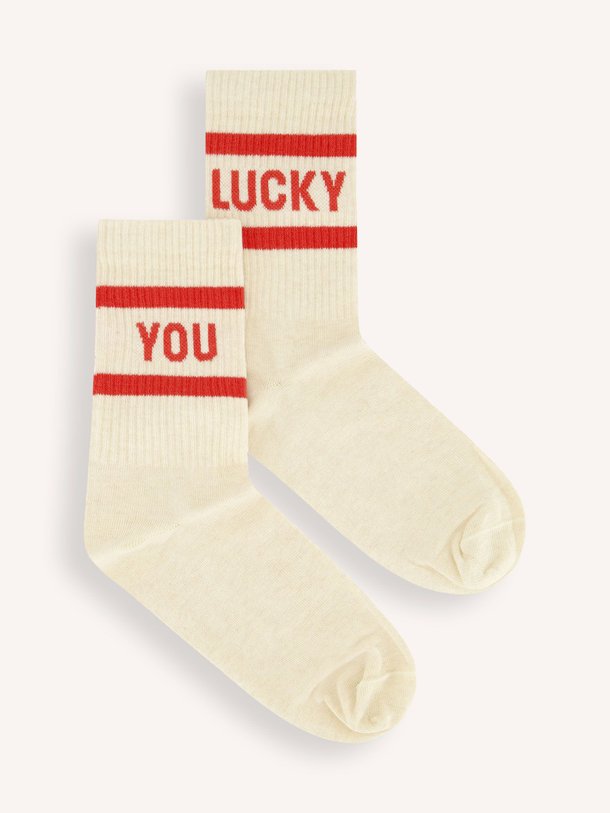 Ontdek de Katoenmix sokken met dessin van By-Bar in de kleur rood bij Orangebag. Op werkdagen voor 21:45 besteld, morgen in huis.