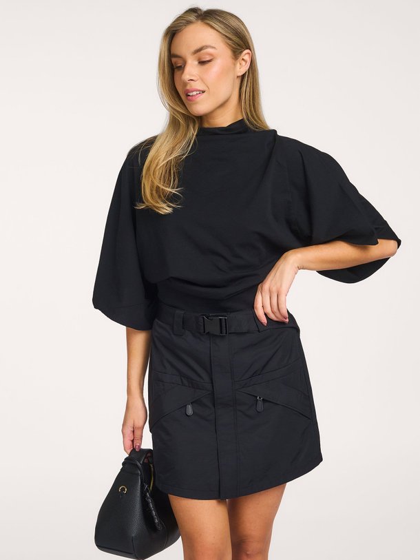 Ontdek de Alora geweven rok van Co'Couture in de kleur Zwart bij Orangebag. Op werkdagen voor 21:45 besteld, morgen in huis.