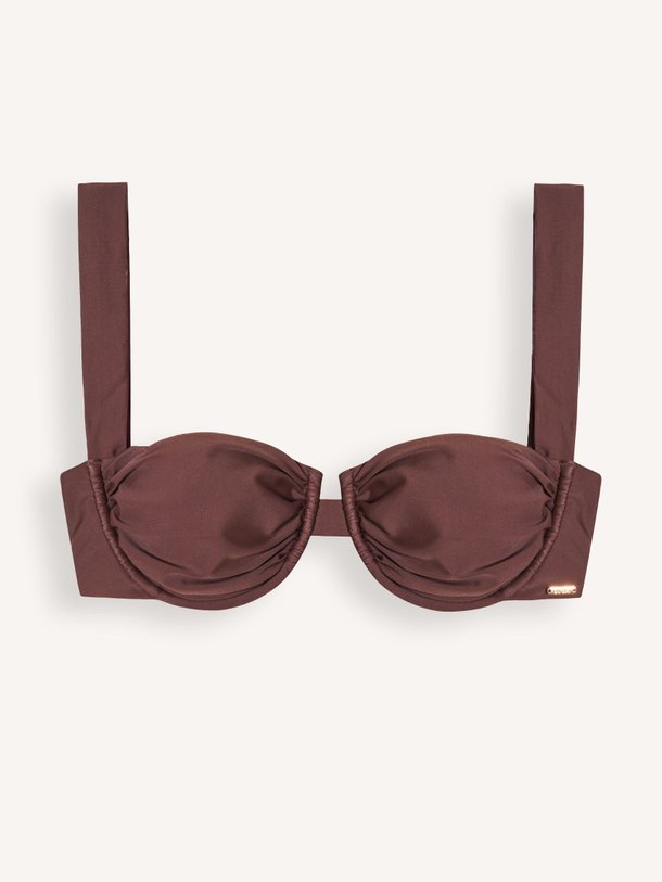 Ontdek de Lisa bikinitop van The Lola Club in de kleur Donkerbruin bij Orangebag. Op werkdagen voor 21:45 besteld, morgen in huis.