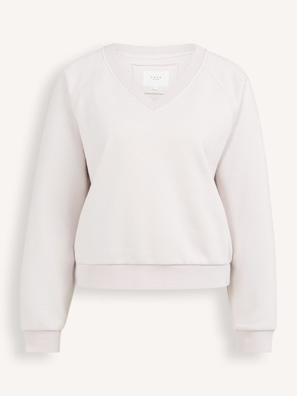 Ontdek de Katoenmix sweater van Yaya in de kleur Lila bij Orangebag. Op werkdagen voor 21:45 besteld, morgen in huis.