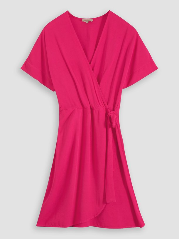 Ontdek de Bastia viscose jurk van La Fee Maraboutee in de kleur fuchsia bij Orangebag. Op werkdagen voor 21:45 besteld, morgen in huis.
