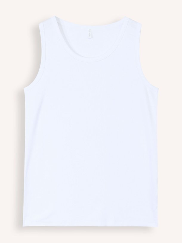 Ontdek de Salars organic cotton tanktop van Samsoe Samsoe in de kleur wit bij Orangebag. Op werkdagen voor 21:45 besteld, morgen in huis.