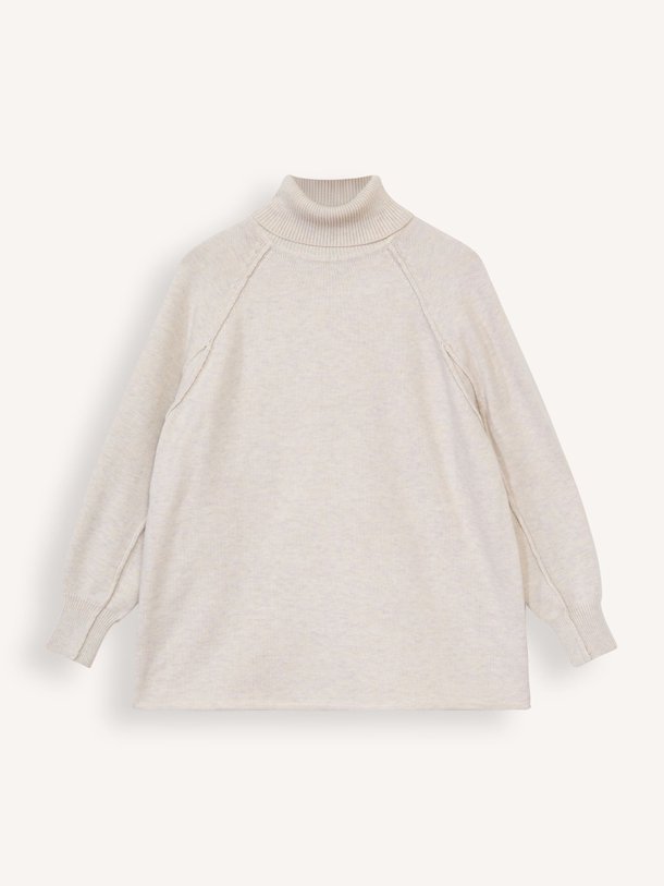 Ontdek de Gebreide gemêleerde coltrui van Haute L'Amitié in de kleur crème bij Orangebag. Op werkdagen voor 21:45 besteld, morgen in huis.