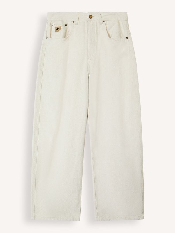 Ontdek de Dali high waist barrel fit non-stretch jeans van Lois in de kleur Ecru bij Orangebag. Op werkdagen voor 21:45 besteld, morgen in huis.