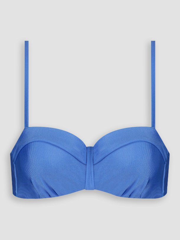 Ontdek de Simplify voorgevormde glanzende bikinitop van Cyell in de kleur blauw bij Orangebag. Op werkdagen voor 21:45 besteld, morgen in huis.