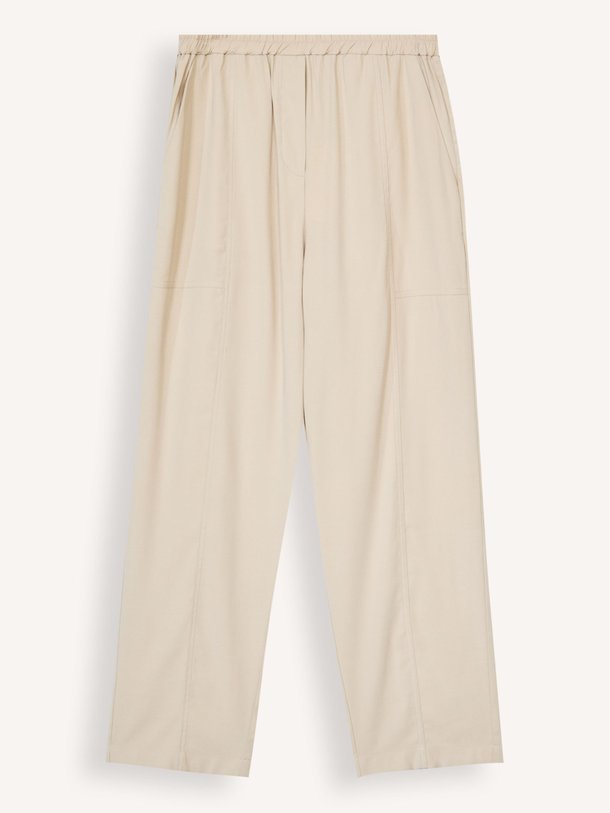 Ontdek de Caro viscosemix broek van Knit-ted in de kleur Zand bij Orangebag. Op werkdagen voor 21:45 besteld, morgen in huis.