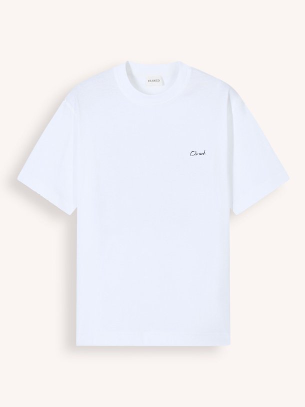 Ontdek de Organic cotton T-shirt van Closed in de kleur Wit bij Orangebag. Op werkdagen voor 21:45 besteld, morgen in huis.