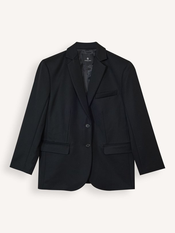 Ontdek de Quinn wollen blazer van Anine Bing in de kleur Zwart bij Orangebag. Op werkdagen voor 21:45 besteld, morgen in huis.