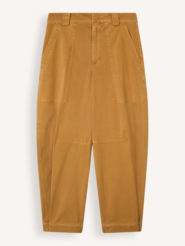 Ontdek de Rhannon organic cottonmix barrel broek van Closed in de kleur Camel bij Orangebag. Op werkdagen voor 21:45 besteld, morgen in huis.