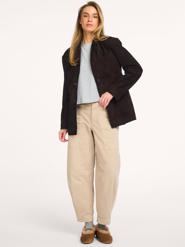 Ontdek de Rhannon organic cotton mix barrel fit broek van Closed in de kleur Beige bij Orangebag. Op werkdagen voor 21:45 besteld, morgen in huis.