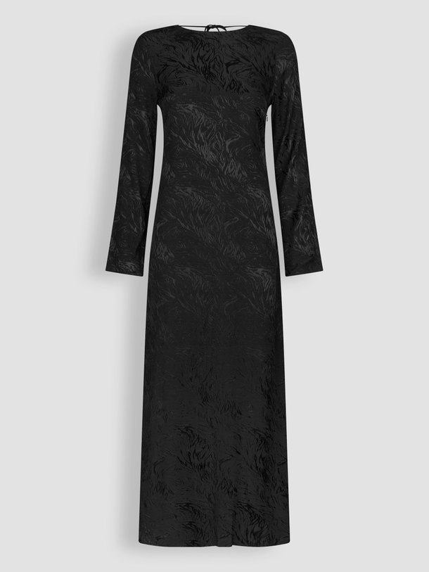 Ontdek de Gracey viscose maxi jurk met dessin van Modstrom in de kleur zwart bij Orangebag. Op werkdagen voor 21:45 besteld, morgen in huis.