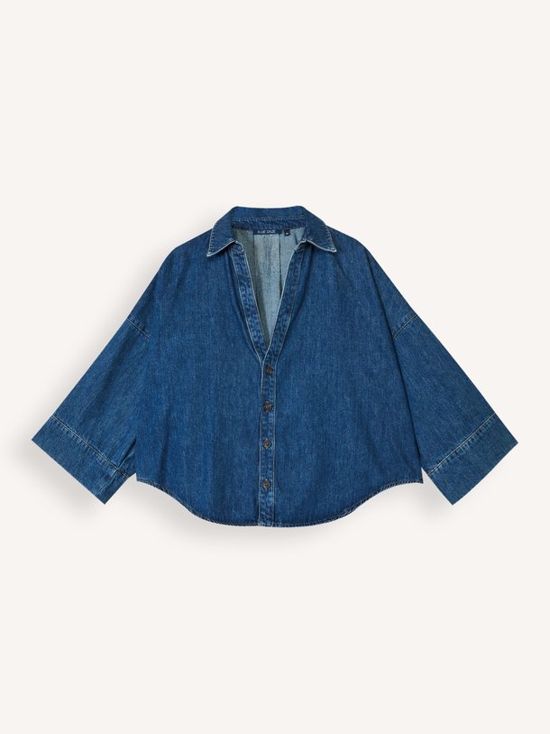 Ontdek de Denim blouse van Summum in de kleur Blauw bij Orangebag. Op werkdagen voor 21:45 besteld, morgen in huis.