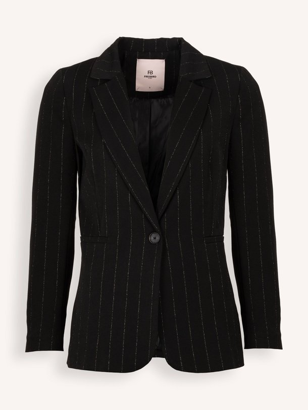 Ontdek de Loe viscosemix blazer met lurex van Freebird in de kleur zwart bij Orangebag. Op werkdagen voor 21:45 besteld, morgen in huis.