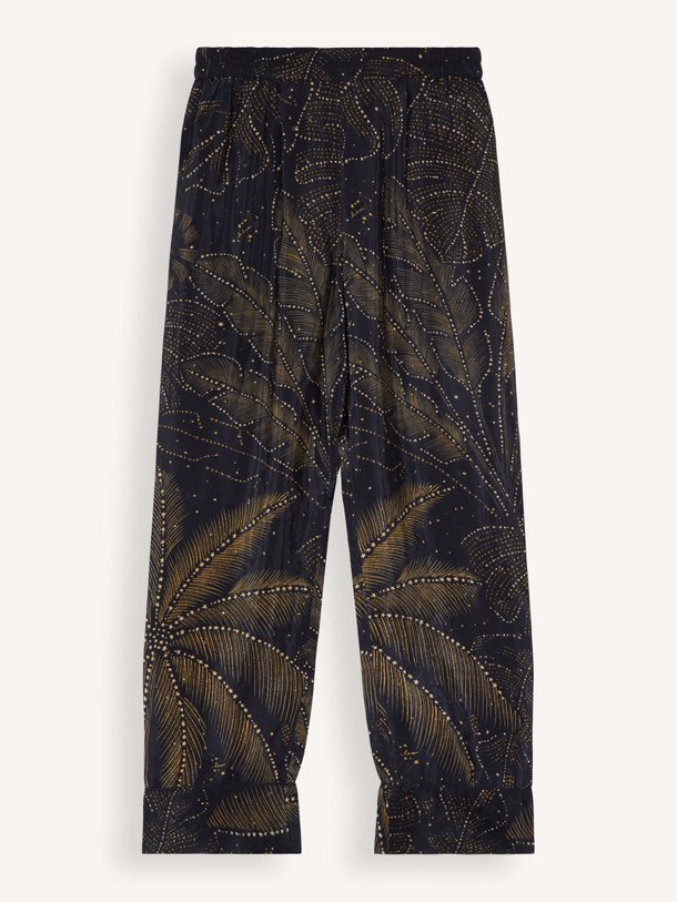 Ontdek de Viscose broek met print van Farm Rio in de kleur zwart bij Orangebag. Op werkdagen voor 21:45 besteld, morgen in huis.