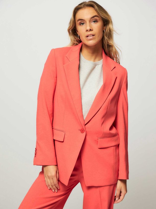 Ontdek de Glendale geweven blazer van Drykorn in de kleur oranje bij Orangebag. Op werkdagen voor 21:45 besteld, morgen in huis.
