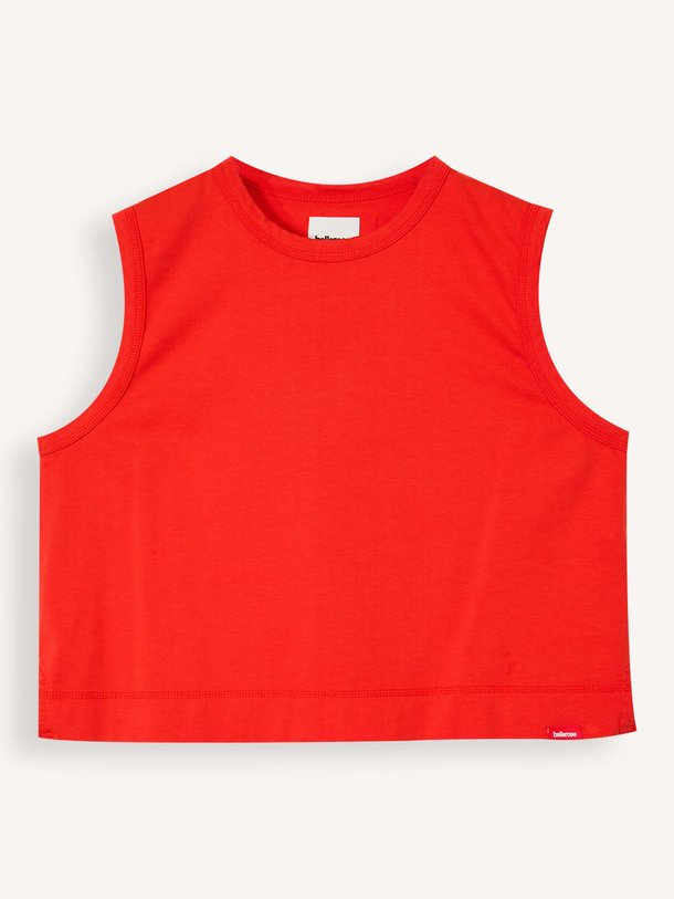 Ontdek de Cuare katoenen top van Bellerose in de kleur Rood bij Orangebag. Op werkdagen voor 21:45 besteld, morgen in huis.