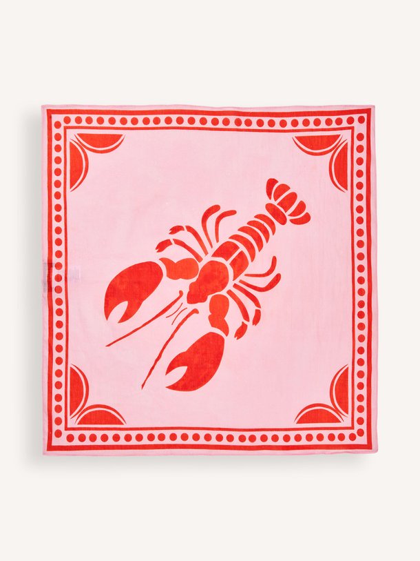 Ontdek de Libby katoenen sjaal met dessin van Lollys Laundry in de kleur Roze bij Orangebag. Op werkdagen voor 21:45 besteld, morgen in huis.