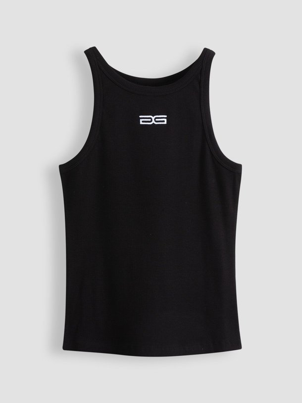 Ontdek de Drew katoenmix logo rib tanktop van Gestuz in de kleur zwart bij Orangebag. Op werkdagen voor 21:45 besteld, morgen in huis.