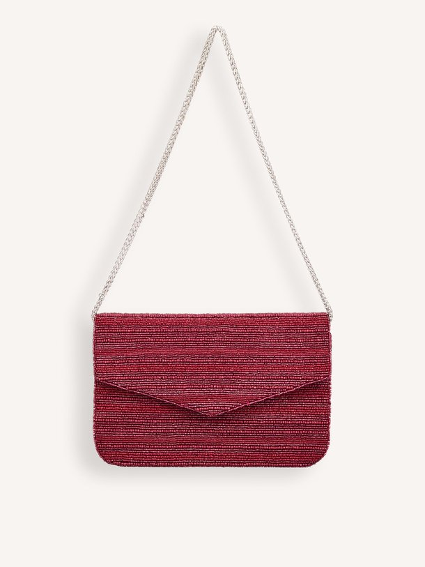 Ontdek de Cassie Paradi geweven crossbody tas met kralen van Becksondergaard in de kleur rood bij Orangebag. Op werkdagen voor 21:45 besteld, morgen in huis.