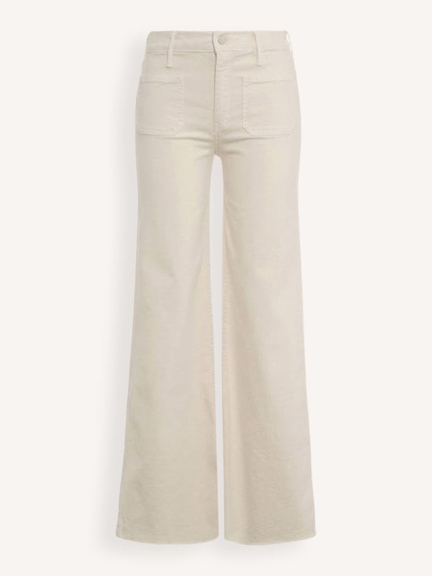 Mother Patch Pocket Twister high waist loose fit jeans - Off-white Ontdek de Patch Pocket Twister high waist loose fit jeans van Mother in de kleur Off-white bij Orangebag. Op werkdagen voor 21:45 besteld, morgen in huis.