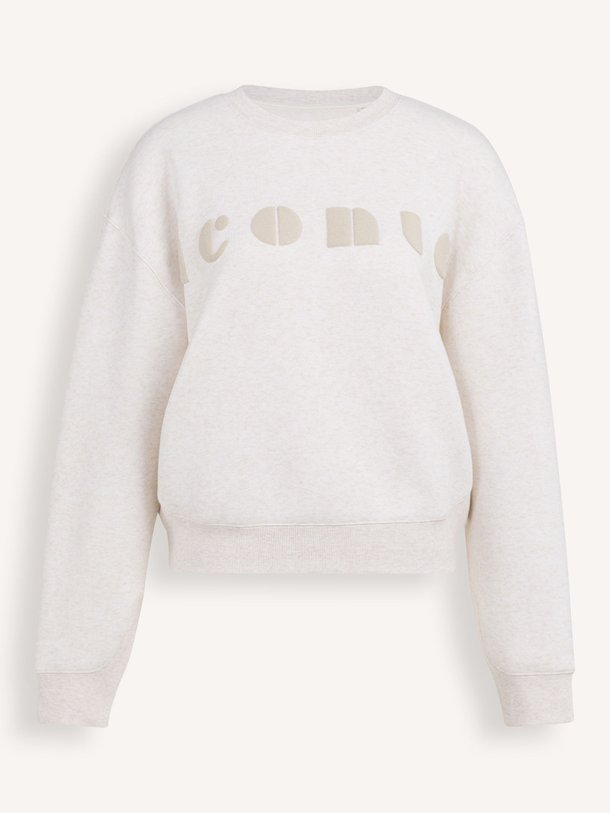 Ontdek de Katoenmix gemêleerde sweater met print van Yaya in de kleur Beige bij Orangebag. Op werkdagen voor 21:45 besteld, morgen in huis.