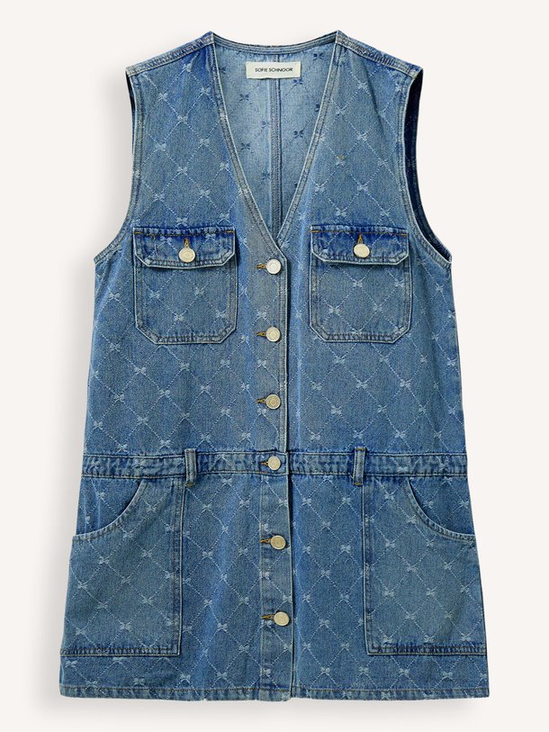 Ontdek de Albertine denim jurk van Sofie Schnoor in de kleur Blauw bij Orangebag. Op werkdagen voor 21:45 besteld, morgen in huis.