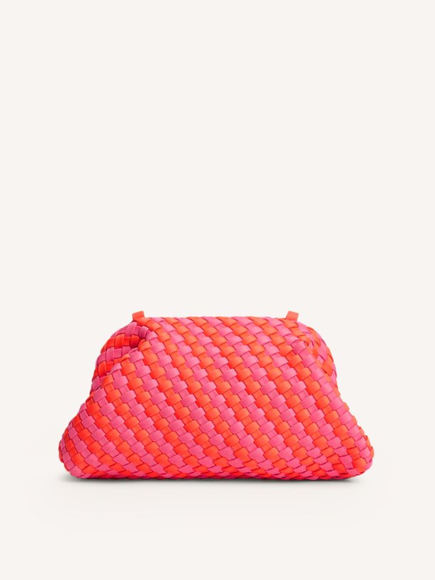 Ontdek de Gevlochten pouch van Marrea in de kleur Roze bij Orangebag. Op werkdagen voor 21:45 besteld, morgen in huis.