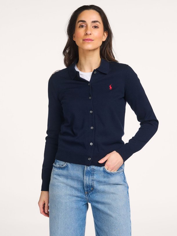 Ontdek de Katoenmix vest van Ralph Lauren in de kleur Donkerblauw bij Orangebag. Op werkdagen voor 21:45 besteld, morgen in huis.