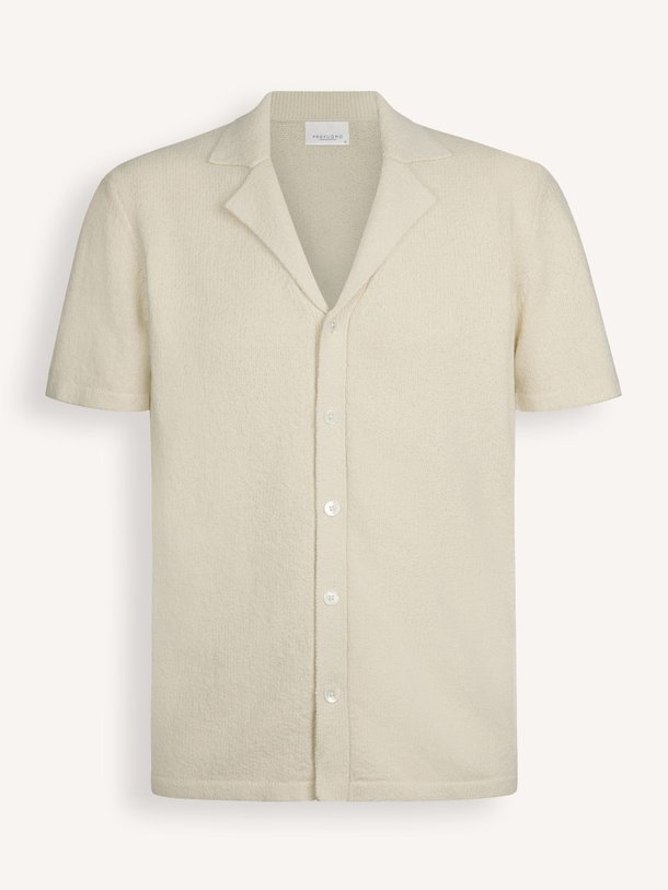 Ontdek de Katoenmix polo van Profuomo in de kleur Off-white bij Orangebag. Op werkdagen voor 21:45 besteld, morgen in huis.
