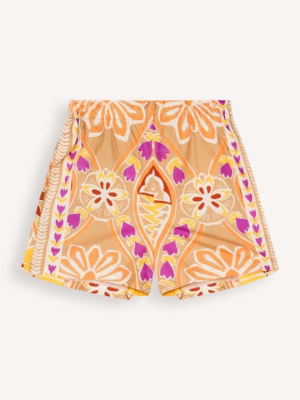 Ontdek de Slasher katoenen short met print van Louizon in de kleur beige bij Orangebag. Op werkdagen voor 21:45 besteld, morgen in huis.