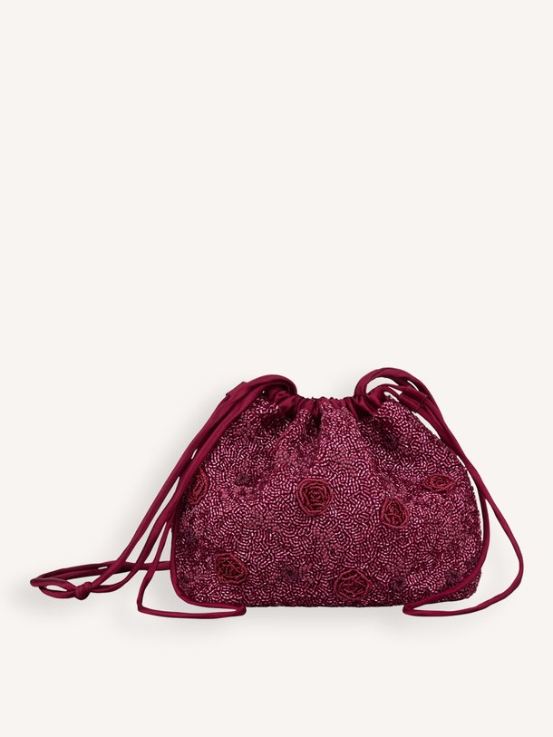 Ontdek de Florian Giana geweven schoudertas met kraaltjes van Becksondergaard in de kleur bordeauxrood bij Orangebag. Op werkdagen voor 21:45 besteld, morgen in huis.